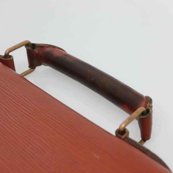 LOUIS VUITTON Epi Serviette Conseiller Briefcase Brown M54423 LV Auth 118307 - Picture 9 of 16